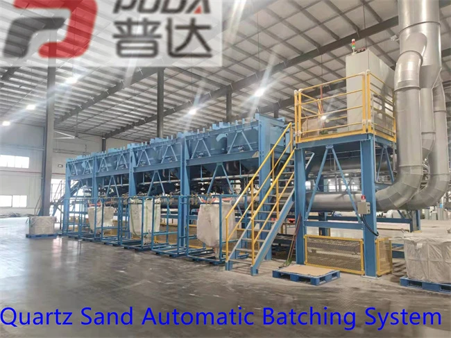 Quartz sand batching system (18) Quartz sand batching system (18)